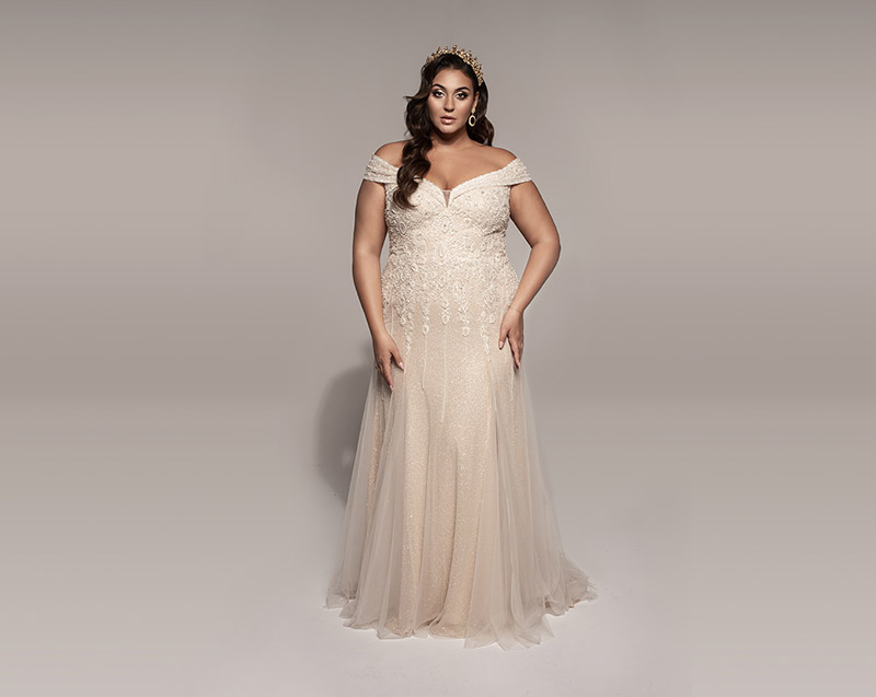 Stylizacja ślubna Asi kampania BeautyFull suknie ślubne