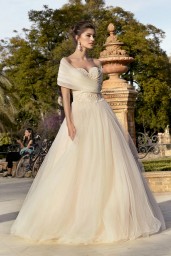 suknia ślubna KA-20033 SZAL-42 przód