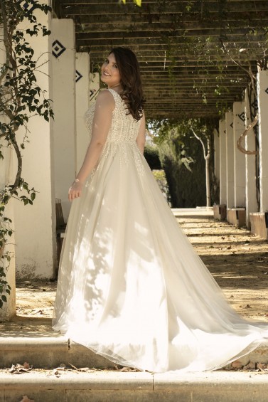 suknia ślubna LO-242T tył