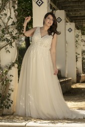 suknia ślubna LO-242T przód