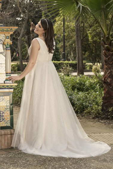 suknia ślubna LO-234TR tył