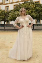 suknia ślubna LO-205T przód